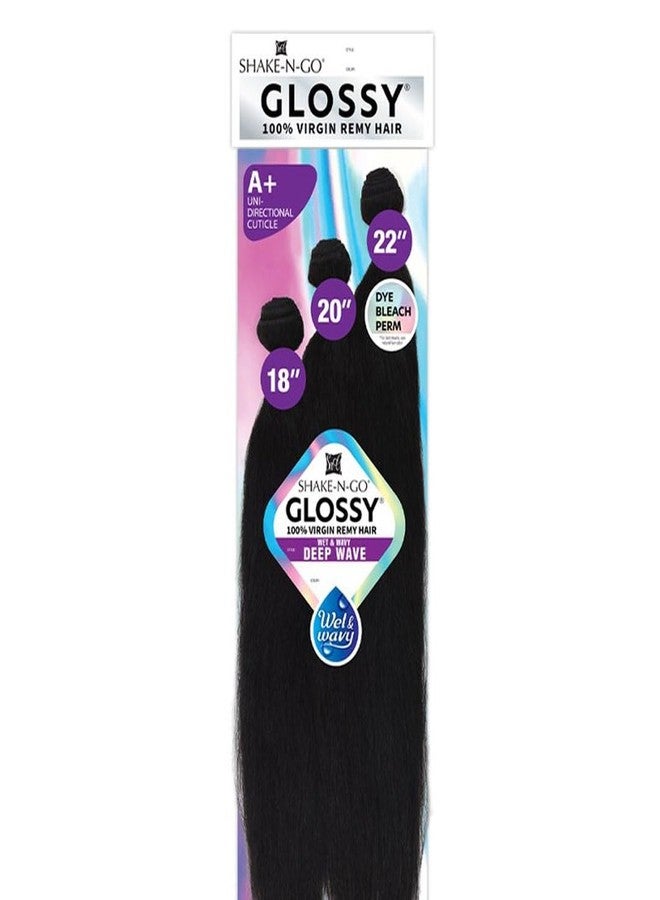 SHAKE-N-GO Glossy Wet & Wavy Deep Wave (10"/12"/14", NATURAL) - Image 5